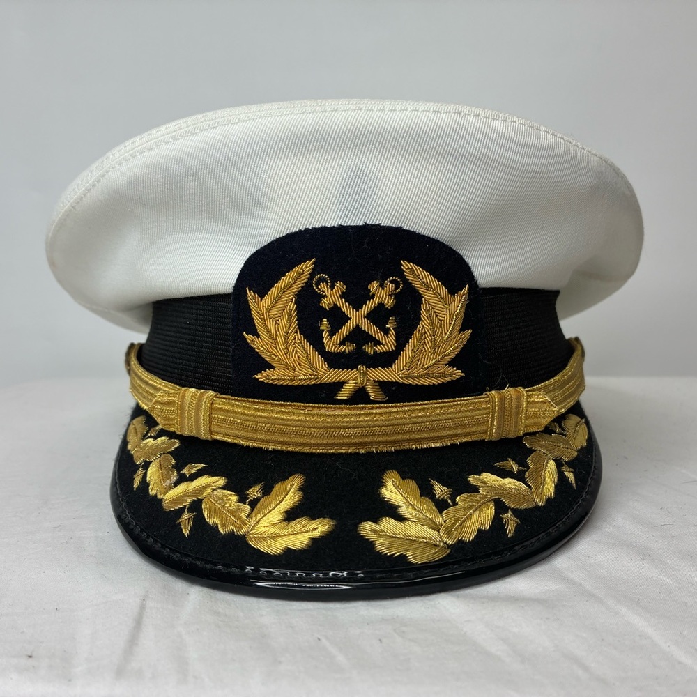 Bernard Co. Officer’s Yachting Sailor Cap — Nautical Hat